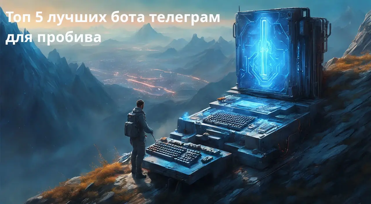 Обложка статьи: Топ 5 ботов телеграм для пробива