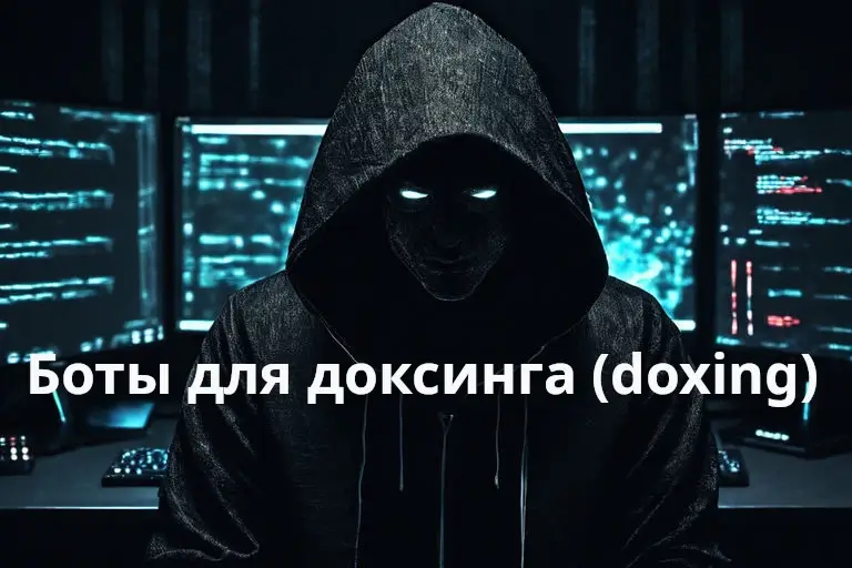 Обложка статьи: Боты для доксинга (doxing)